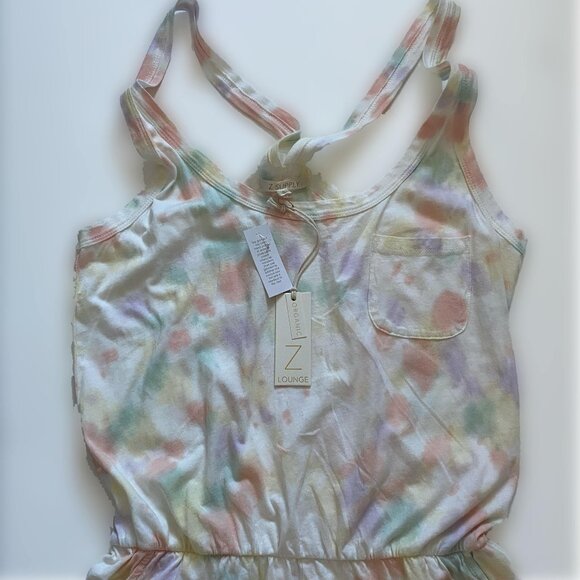 Z Supply Breezy Tie Dye Romper Organic Cotton NEW WITH TAGS Lounge - Picture 8 of 16